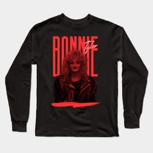 Bonnie tyler///original retro fan art Long Sleeve T-Shirt